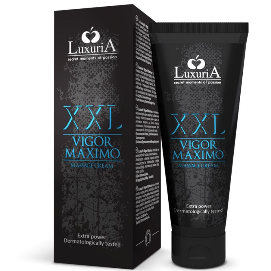 Intimateline Luxuria - Crème De Massage Xxl Vigor Maximo 75 Ml - INTIMATELINE LUXURIA | pharmacie, stimulants pour garçons, agrandissement du pénis | Dimensions : 102