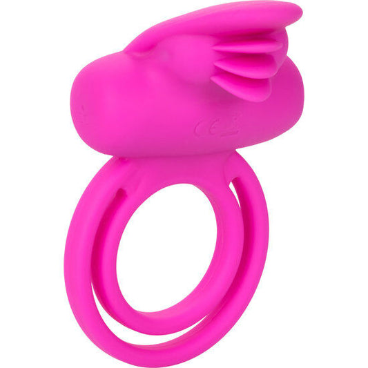Calexotics - Améliorateur De Scintillement Double Clito - CALEXOTICS | sextoys, jouets sexuels pour hommes, accessoires de pénis, anneaux de pénis, cockring avec vibration | Dimensions : 128