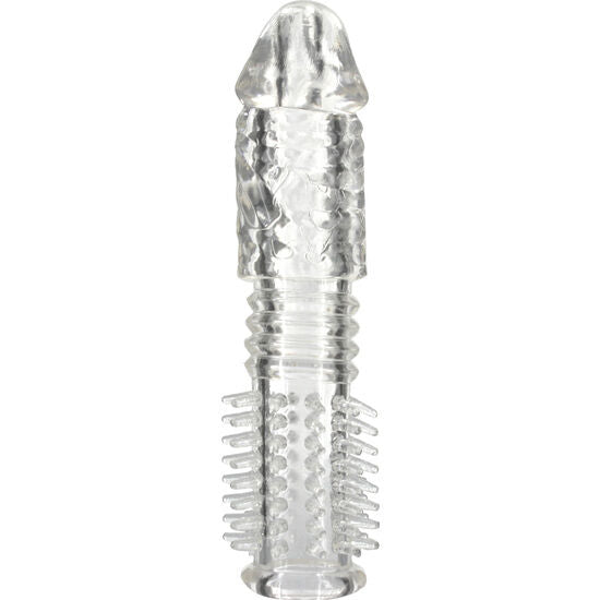 Seven Creations - Couvre-Pénis En Silicone Texturé - SEVEN CREATIONS | sextoys, jouets sexuels pour hommes, accessoires de pénis, manchons péniens sans extension | Dimensions : 54