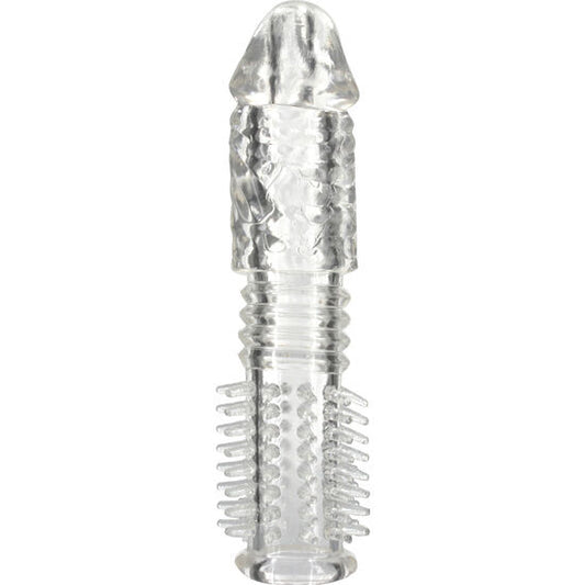 Seven Creations - Couvre-Pénis En Silicone Texturé - SEVEN CREATIONS | sextoys, jouets sexuels pour hommes, accessoires de pénis, manchons péniens sans extension | Dimensions : 54