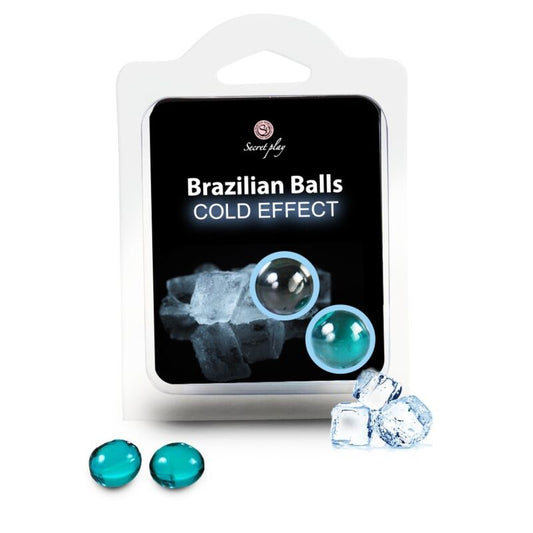 Secretplay - Balles Brésiliennes Effet Froid 2 Unités - SECRETPLAY COSMETIC | pharmacie, lubrifiants, effet froid | Dimensions : 21