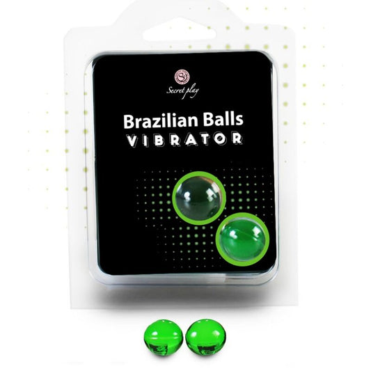 Secretplay - Set De 2 Balles Brésiliennes Shock - SECRETPLAY COSMETIC | pharmacie, lubrifiants, boules brésiliennes | Dimensions : 20