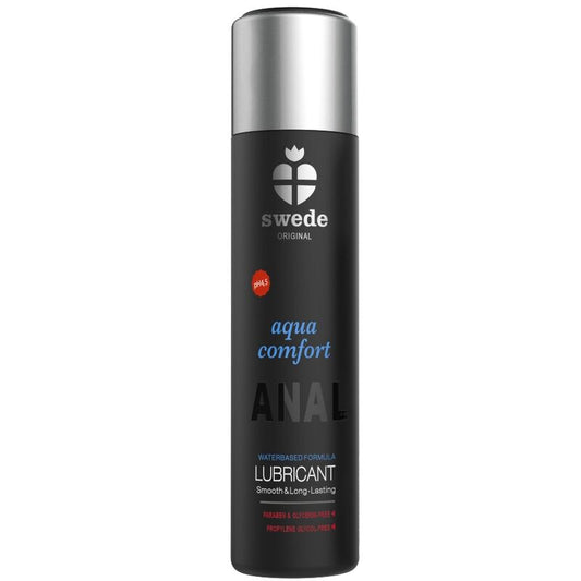 Swede - Aqua Comfort Anal Lubrifiant A Base D''Eau 120 Ml - SWEDE | pharmacie, lubrifiants, anaux avec relaxant | Dimensions : 155
