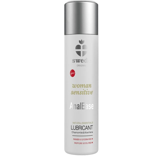Swede - Woman Sensitive Anal Ease À Base D''Eau 120 Ml - SWEDE | pharmacie, lubrifiants, base d'eau | Dimensions : 155