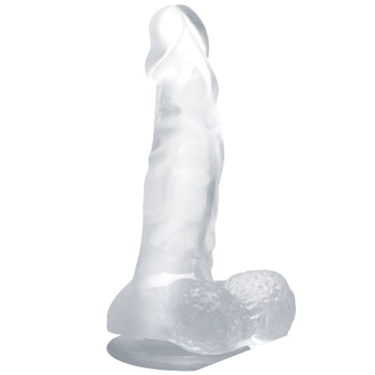 Baile - Gode Réaliste Avec Ventouse Et Testicules 16.7 Cm Transparent - BAILE DILDOS | sextoys, godes sans vibration | Dimensions : 250