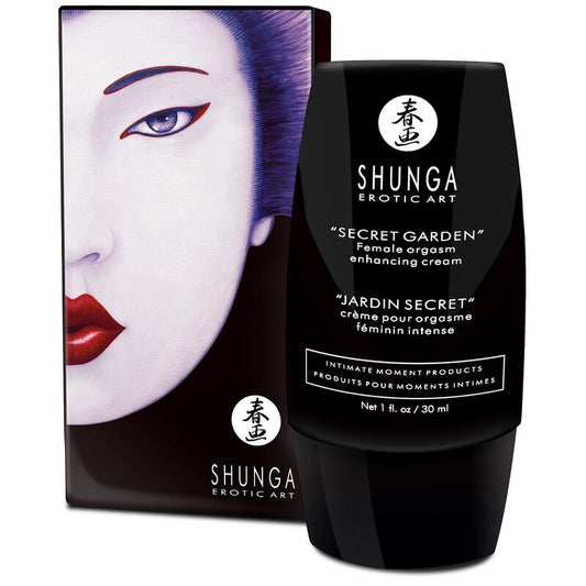Shunga - Crème D''Orgasme Féminin Intense Jardin Secret - SHUNGA APHRODISIACS | pharmacie, stimulants pour les femmes, vagin vierge | Dimensions : 72