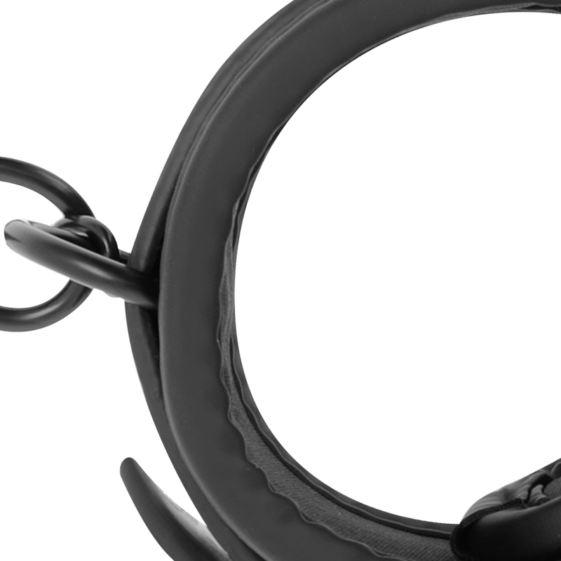 Fetish Submissive - Position Maître avec 4 Menottes Doublées de Néoprène