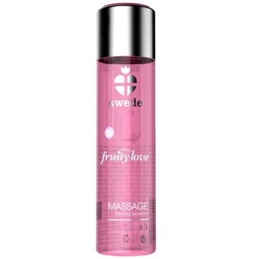 Swede - Fruity Love Huile Effet Chaleur Fraises Au Champagne 60 Ml - SWEDE | pharmacie, pour les massages, avec effet thermique | Dimensions : 96