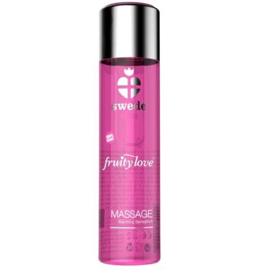 Swede - Fruity Love Effet Chauffant Huile De Massage Pamplemousse Rose À La Mangue 60 Ml - SWEDE | pharmacie, pour les massages, avec effet thermique | Dimensions : 112