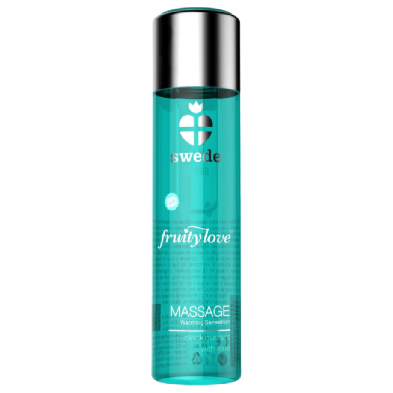 Swede - Fruity Love Huile De Massage Effet Chauffant Cassis Et Citron Vert 120 Ml - SWEDE | pharmacie, pour les massages, avec effet thermique | Dimensions : 180