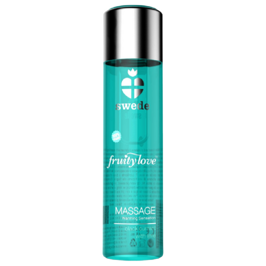 Swede - Fruity Love Huile De Massage Effet Chauffant Cassis Et Citron Vert 120 Ml - SWEDE | pharmacie, pour les massages, avec effet thermique | Dimensions : 180