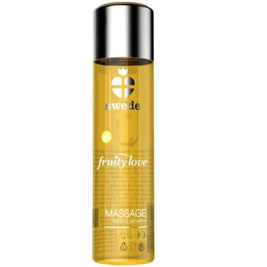 Swede - Fruity Love Effet Réchauffant Huile De Massage Fruité Tropicale Au Miel 60 Ml - SWEDE | pharmacie, pour les massages, avec effet thermique | Dimensions : 96