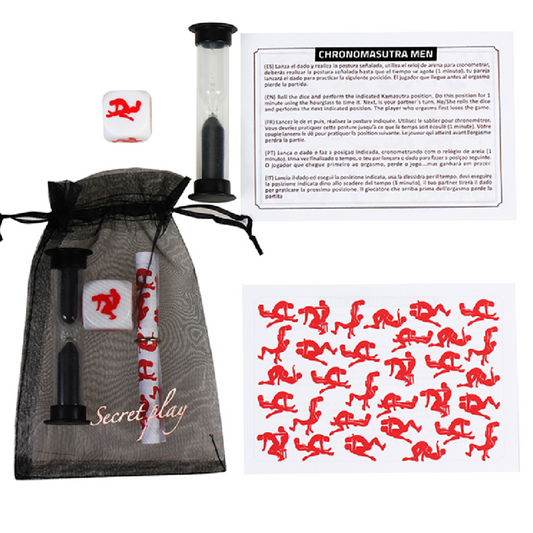 Secretplay - Kit Chronomasutra Play Gay (Es/En/It/Pt/Fr) - SECRETPLAY 100% GAMES | jeux, jeux de dés | Dimensions : 36