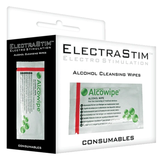 Electrastim - Pack De Lingettes Nettoyantes Stériles - ELECTRASTIM | pharmacie, désinfection et entretien, jouets désinfectants | Dimensions : 48