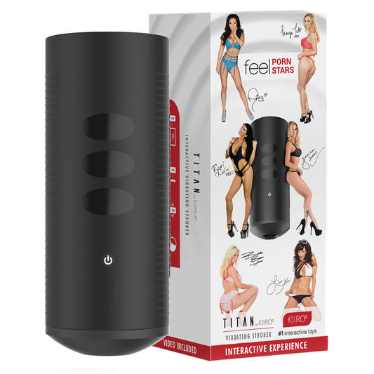 Kiiroo - Masturbateur Technologique Titan Experience - KIIROO | sextoys, jouets sexuels pour hommes, vagins avec vibration | Dimensions : 1130