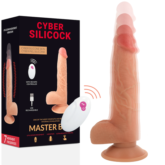 Cyber Silicock - Télécommande Réaliste Master Ben 23.88 Cm -O- 4.3 Cm - CYBER SILICOCK | sextoys, vibrateurs, vibromasseurs réalistes | Dimensions : 905