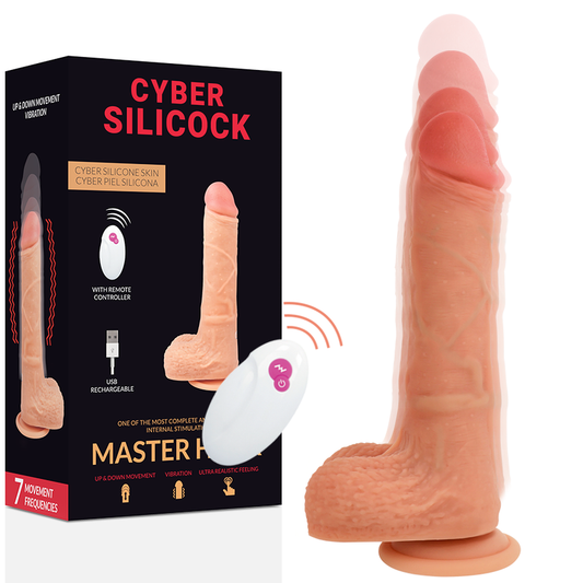 Cyber Silicock - Télécommande Réaliste Master Huck 20.9 Cm -O- 4 Cm - CYBER SILICOCK | sextoys, vibrateurs, télécommande | Dimensions : 905