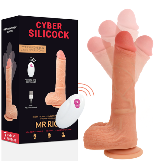 Cyber Silicock - Télécommande Réaliste Mr Rick 20.9 Cm -O- 4 Cm - CYBER SILICOCK | sextoys, vibrateurs, télécommande | Dimensions : 905