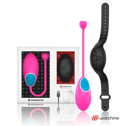 Wearwatch - Télécommande Watchme Technologie ?Uf Fuchsia / Jet - WEARWATCH | sextoys, vibrateurs, télécommande | Dimensions : 215
