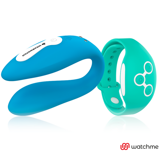 Wearwatch - Vibrateur Watchme Double Technologie Indigo/Eau De Mer