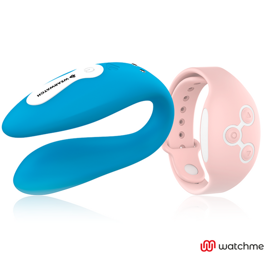 Wearwatch - Watchme Vibrateur Double Technologie Indigo / Rose