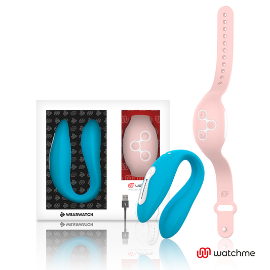 Wearwatch - Watchme Vibrateur Double Technologie Indigo / Rose - WEARWATCH | sextoys, vibrateurs, télécommande | Dimensions : 216