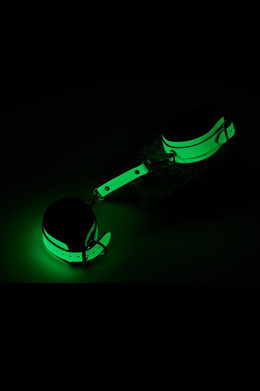 ;Menottes Chevilles Phosphorescentes Verte