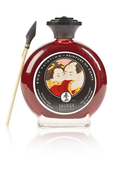 Peinture pour le corps Vin Pétillant Fraise - Shunga