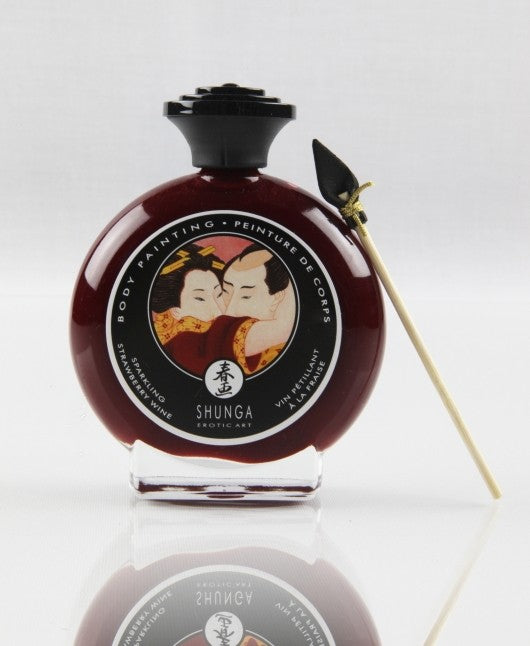 Peinture pour le corps Vin Pétillant Fraise - Shunga