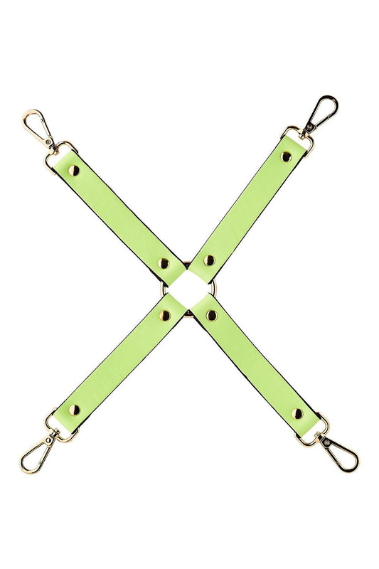 Sangle Croix Phosphorescente verte pour Menottes