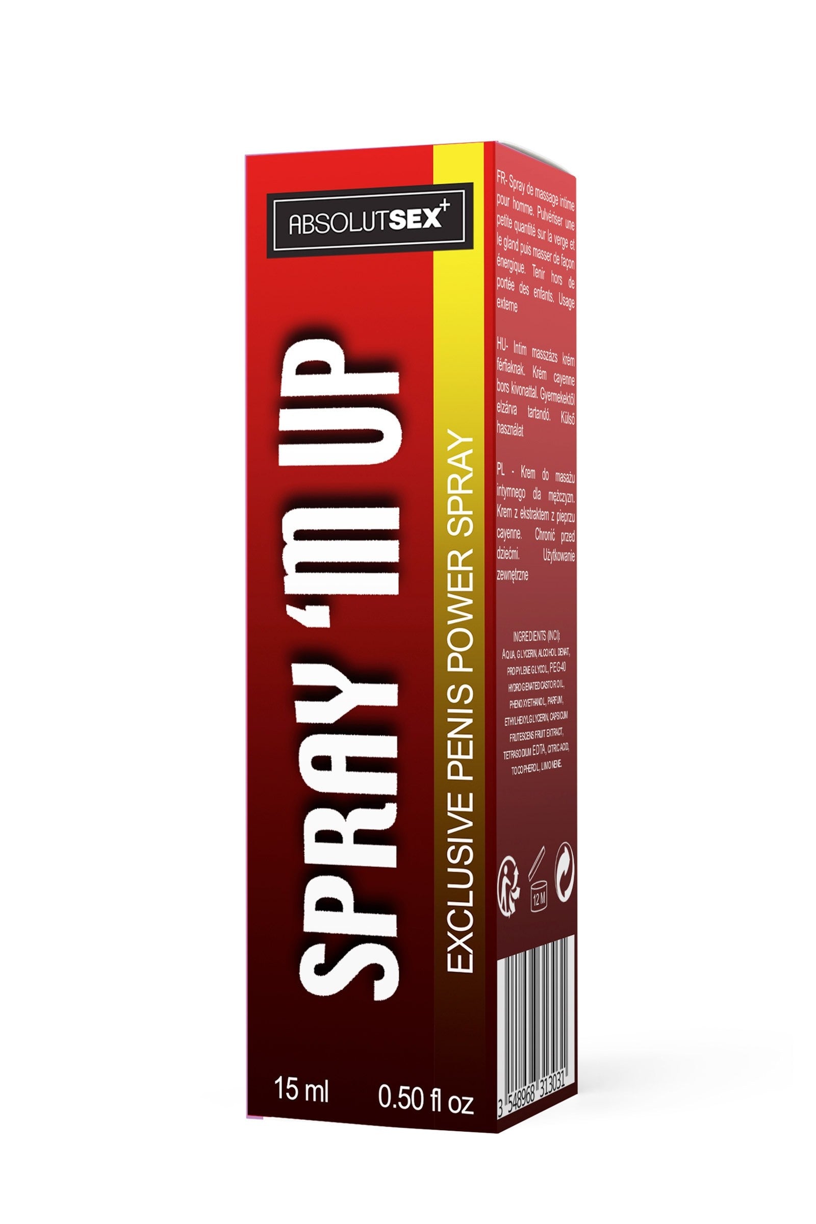 ;Spray M'UP - Pour une Érection Prolongée et Plus Ferme