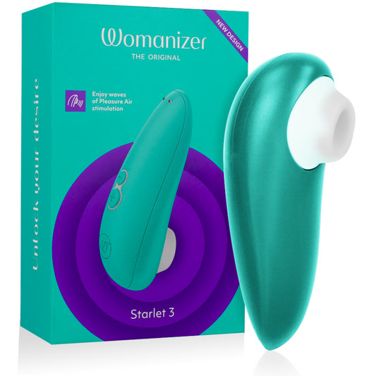 ;;Womanizer - Stimulateur Clitoridien Starlet 3 Turquoise