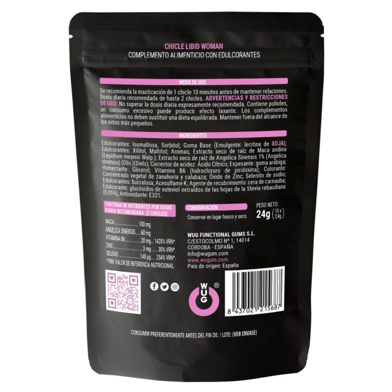 Gomme Libid Women Enhancer 10 Unités