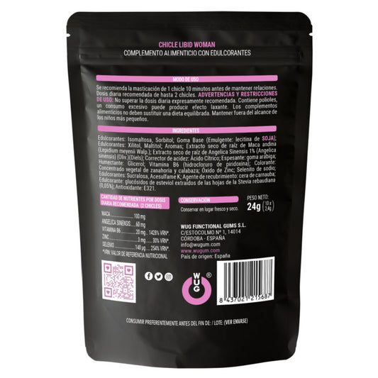Gomme Libid Women Enhancer 10 Unités
