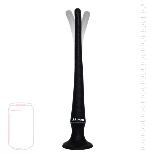 Plug Silicone Extra Long 30cm - Noir